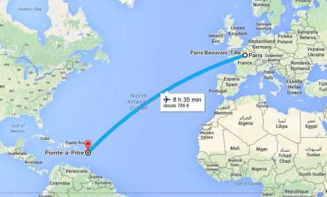 Paris-Pointa Pitre